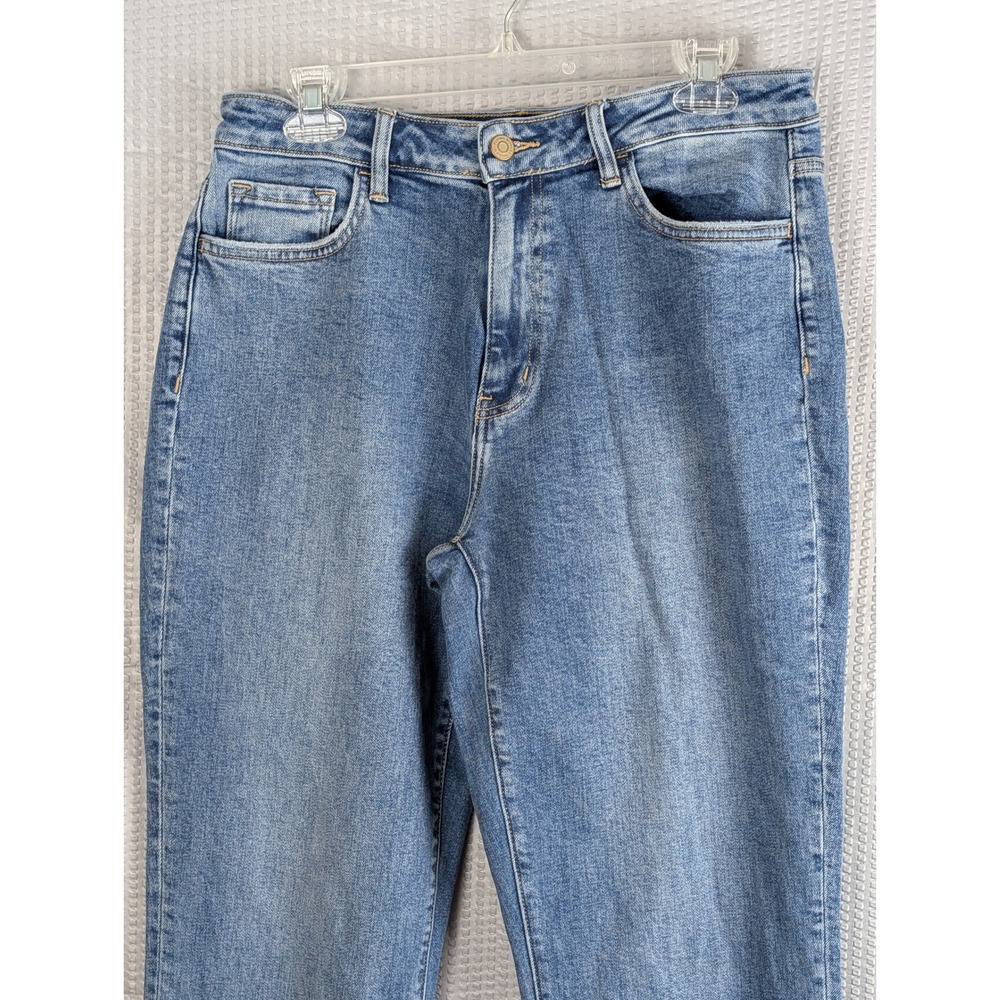 Flying Monkey Womens 29 Medium Wash High Rise Straight Leg Jeans Y3987